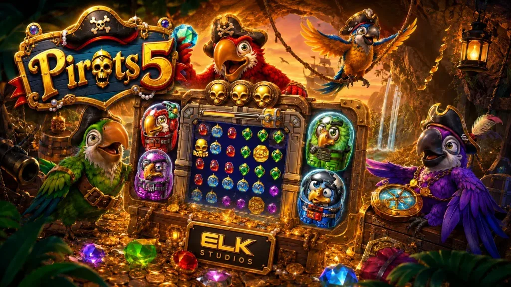 Pirots 5: äventyrlig spelmiljö